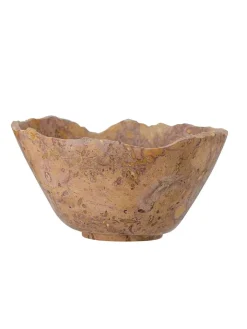 Bloomingville Dekoschalen<Dekoschale "Florin" in Hellbraun - (H)14 x Ø 28 cm