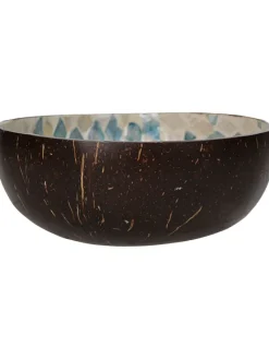 Kersten Dekoschalen<Dekoschale in Braun/ Blau/ Beige - (H)6 x Ø 14 cm