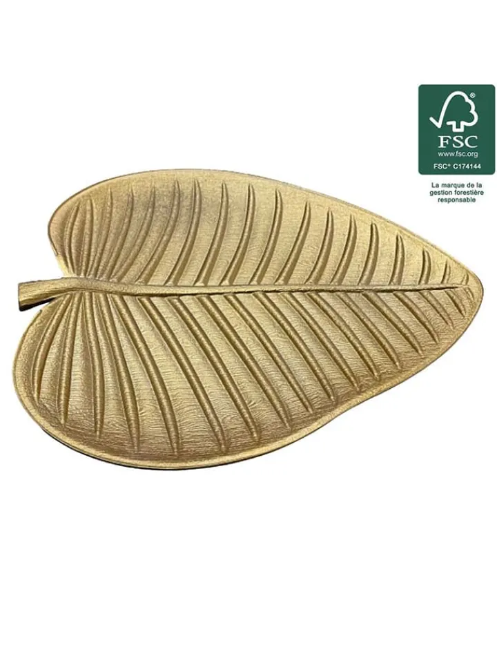Ethnical Life Dekoschalen<Dekoschale in Gold - (L)37,8 x (B)30,4 cm