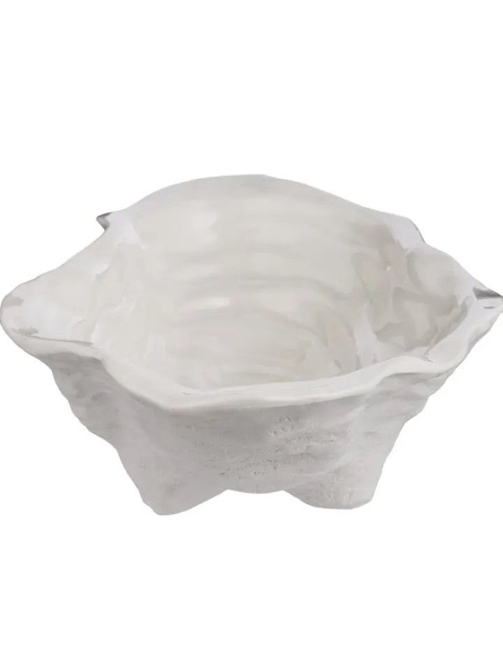 Butlers Dekoschalen<Deko-Schale OYSTER in Weiß