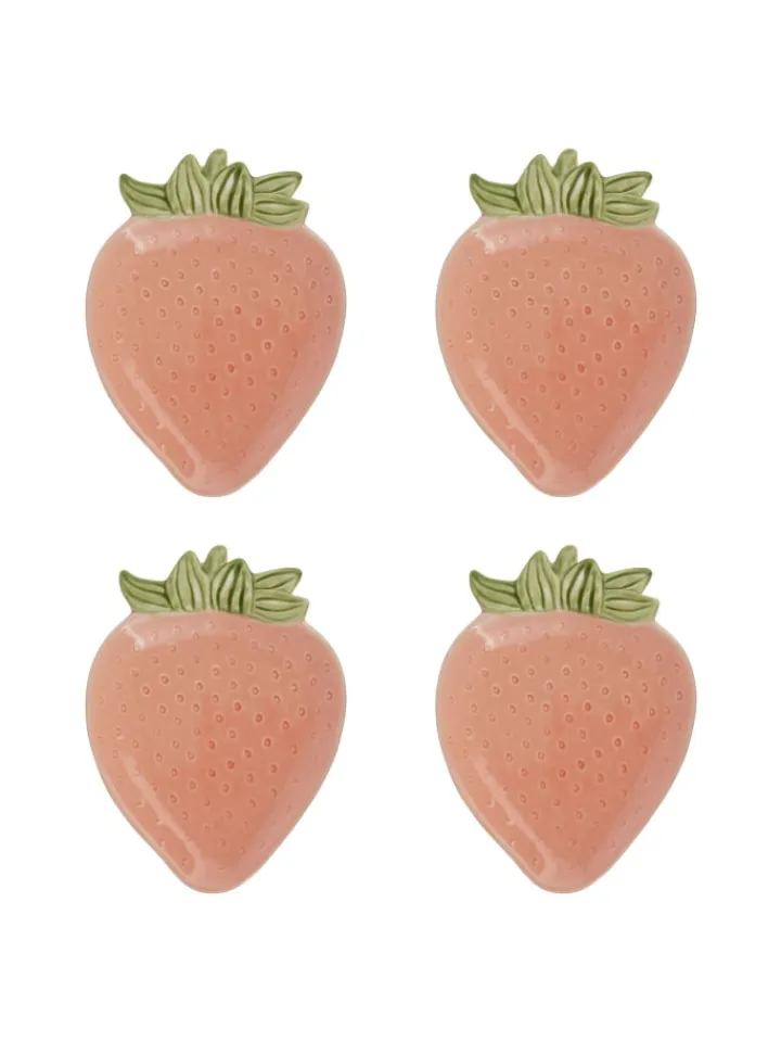 Butlers Dekoschalen<Deko-Schale STRAWBERRY 4er-Set in Pink