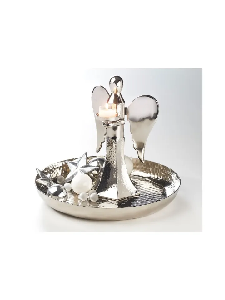kobolo Dekoschalen<Dekoschale XMASTRAY34 in Silber