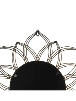Beliani Spiegel<Dekospiegel MILLY in Gold - (W) 67 x (H) 67 x (L) 4 cm