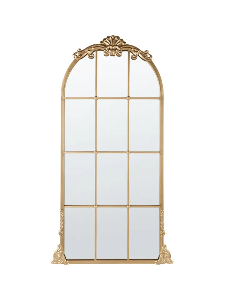 Beliani Spiegel<Dekospiegel NOIDAN in Gold - (W) 66 x (H) 124 x (L) 4 cm