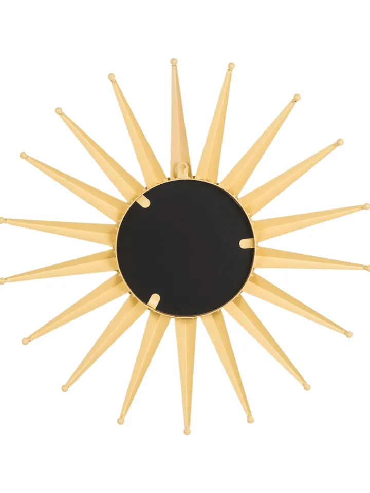 Beliani Spiegel<Dekospiegel PERELLI in Gold - (W) 60 x (H) 60 x (L) 3 cm