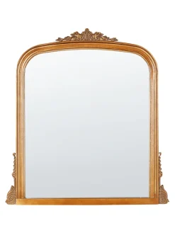 Beliani Spiegel<Dekospiegel SUSSEY in Gold - (W) 75 x (H) 78 x (L) 3 cm