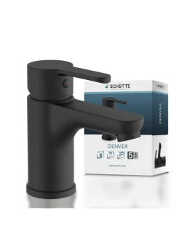 Franz Joseph Schütte Badarmaturen<DENVER Waschtischarmatur, Schwarz matt