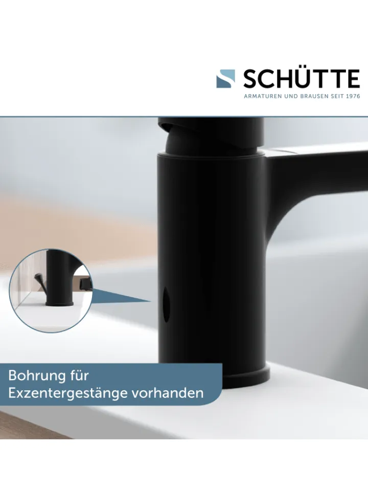 Franz Joseph Schütte Badarmaturen<DENVER Waschtischarmatur, Schwarz matt
