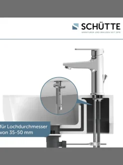 Franz Joseph Schütte Badarmaturen<DERBY Waschtischarmatur, Chrom