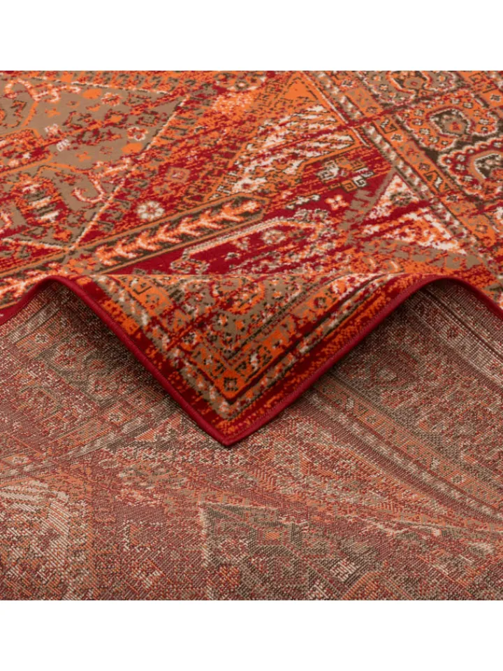 Pergamon Teppiche & Fußmatten<Designer Teppich Pop-Vintage Orient Bordüre in Terracotta