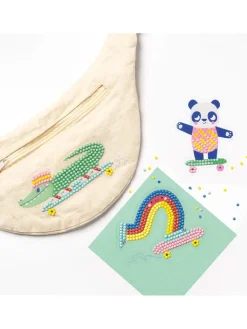 folia PAPER Kreativbedarf & Do-It-Yourself<Diamond Painting Set "SKATE" in Bunt