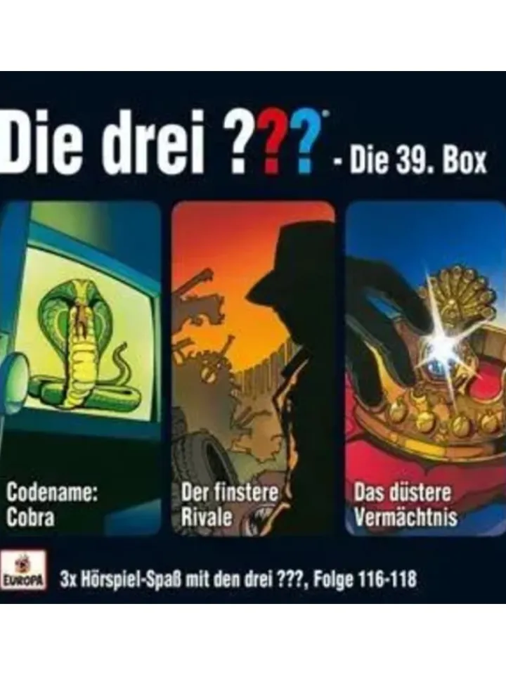 Sony Music Entertainment Hörbücher<Die drei ??? 3er Box 39 (Folgen 116, 117, 118) (drei Fragezeichen)