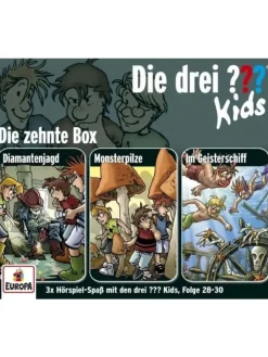 United Soft Media Hörbücher<Die drei ??? Kids 3er Box. Folgen 28 - 30 (drei Fragezeichen) 3 CDs