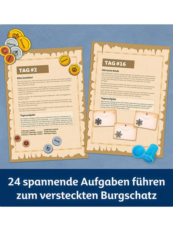 FRANZIS Adventskalender<Die Maus Escape-Adventskalender mit der Maus - ab 7 Jahren