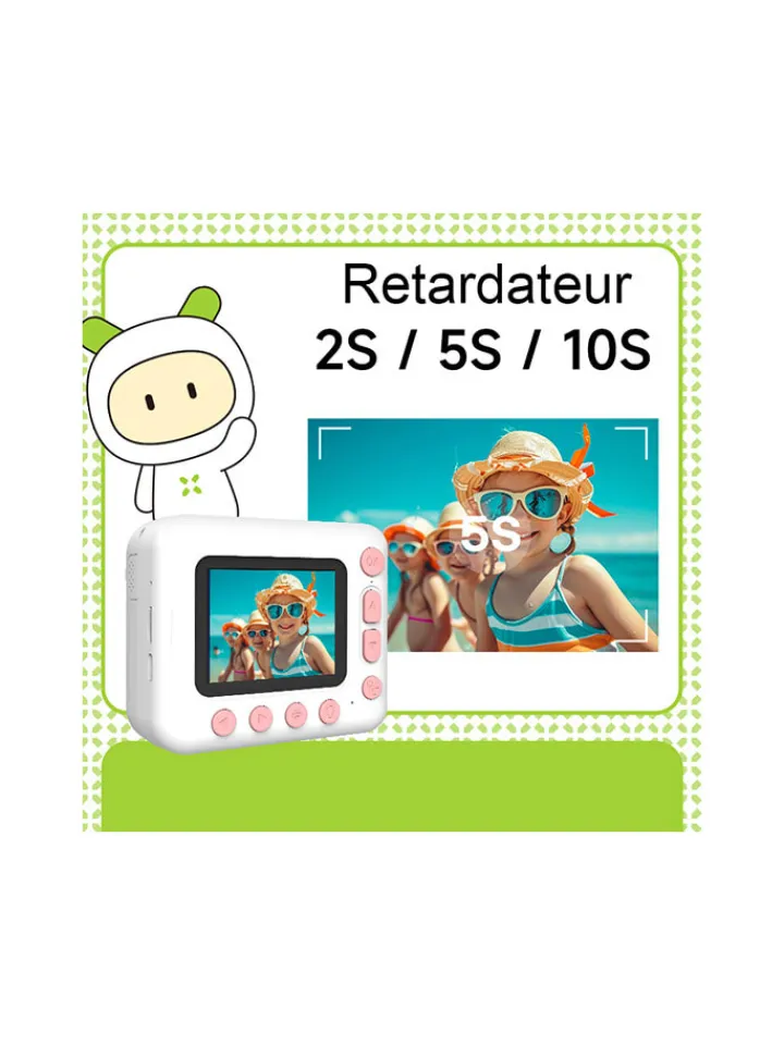 Techkidz Foto & Video<Digitalkamera mit Sofortdruck "Instakid" in Hellblau - ab 6 Jahren