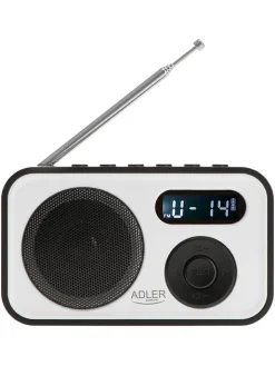 Adler Tv & Audio<Digitalradio in Weiß/ Schwarz