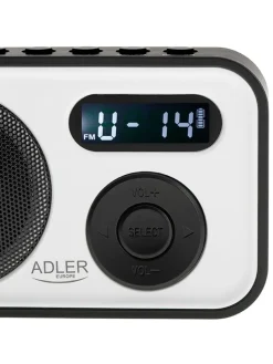 Adler Tv & Audio<Digitalradio in Weiß/ Schwarz