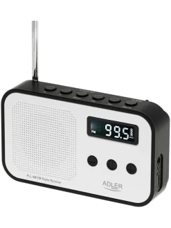 Adler Tv & Audio<Digitalradio in Weiß/ Schwarz
