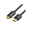 Wisam® Tablets, Konsolen & Elektronisches Spielzeug<DisplayPort 1.2 auf HDMI 1.4 Kabel - HDMI Adapter 2m, 4K 30Hz (Schwarz)
