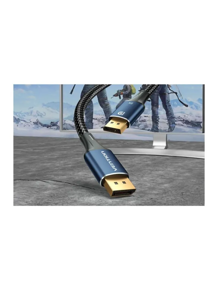 Wisam® Tablets, Konsolen & Elektronisches Spielzeug<DisplayPort 1.4 Kabel 5m, 8K 60Hz/ 4K 120Hz (blau)