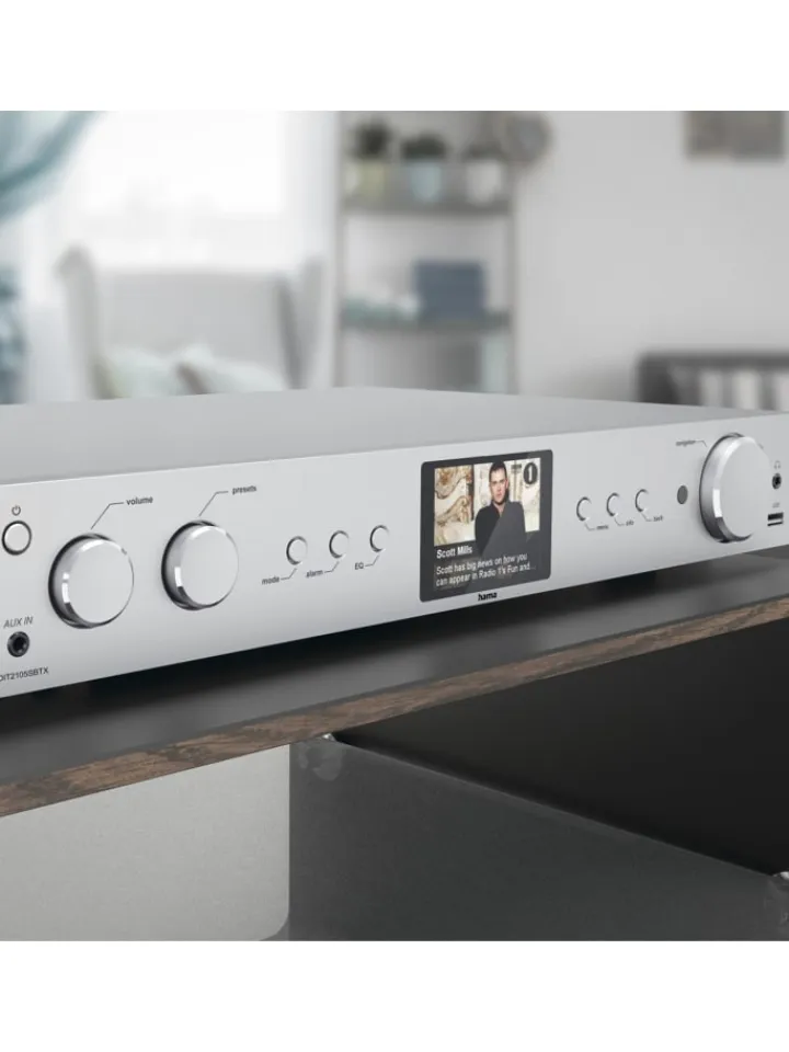 Hama Tv & Audio<DIT2105SBTX, DAB+/Internetradio in Silber