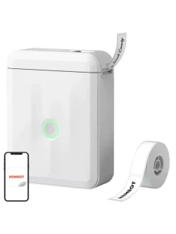 Niimbot Tablets, Konsolen & Elektronisches Spielzeug<D110M Tragbarer Bluetooth-Etikettendrucker Weiß