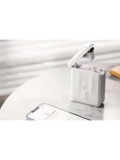 Niimbot Tablets, Konsolen & Elektronisches Spielzeug<D110M Tragbarer Bluetooth-Etikettendrucker Weiß