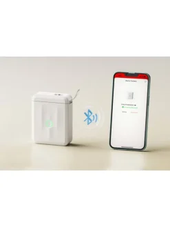 Niimbot Tablets, Konsolen & Elektronisches Spielzeug<D110M Tragbarer Bluetooth-Etikettendrucker Weiß