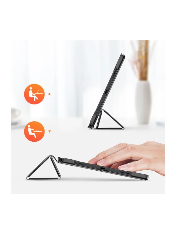 COFI 1453 Smartphones & Zubehör<Domo Hartschale mit Smart Sleep und integrierter Standfunktion in Schwarz