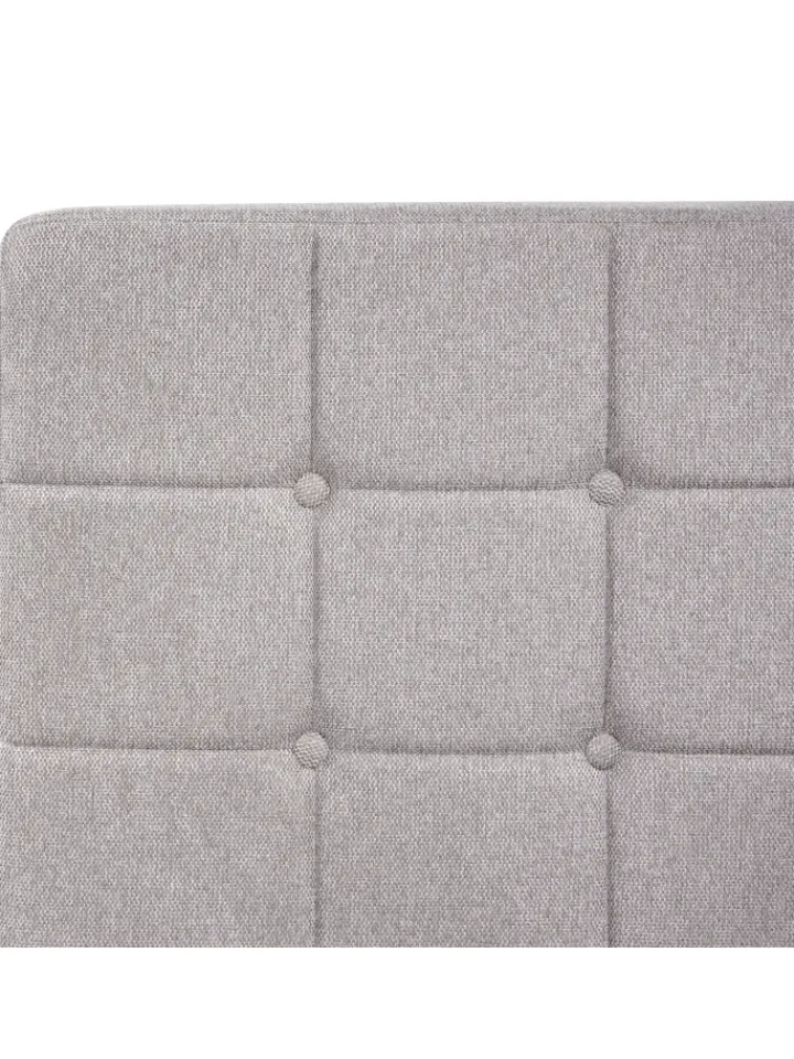 Beliani Betten & Matratzen<Doppelbett DUKE in Grau/Schwarz - (W) 161 x (H) 102 x (L) 216 cm