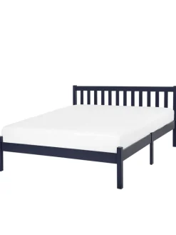 Beliani Betten & Matratzen<Doppelbett FLORAC in Blau - (W) 147 x (H) 70 x (L) 208 cm