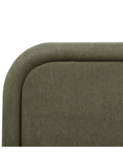 Beliani Betten & Matratzen<Doppelbett LAVARDENS in Grün/Schwarz - (W) 181 x (H) 107 x (L) 222 cm