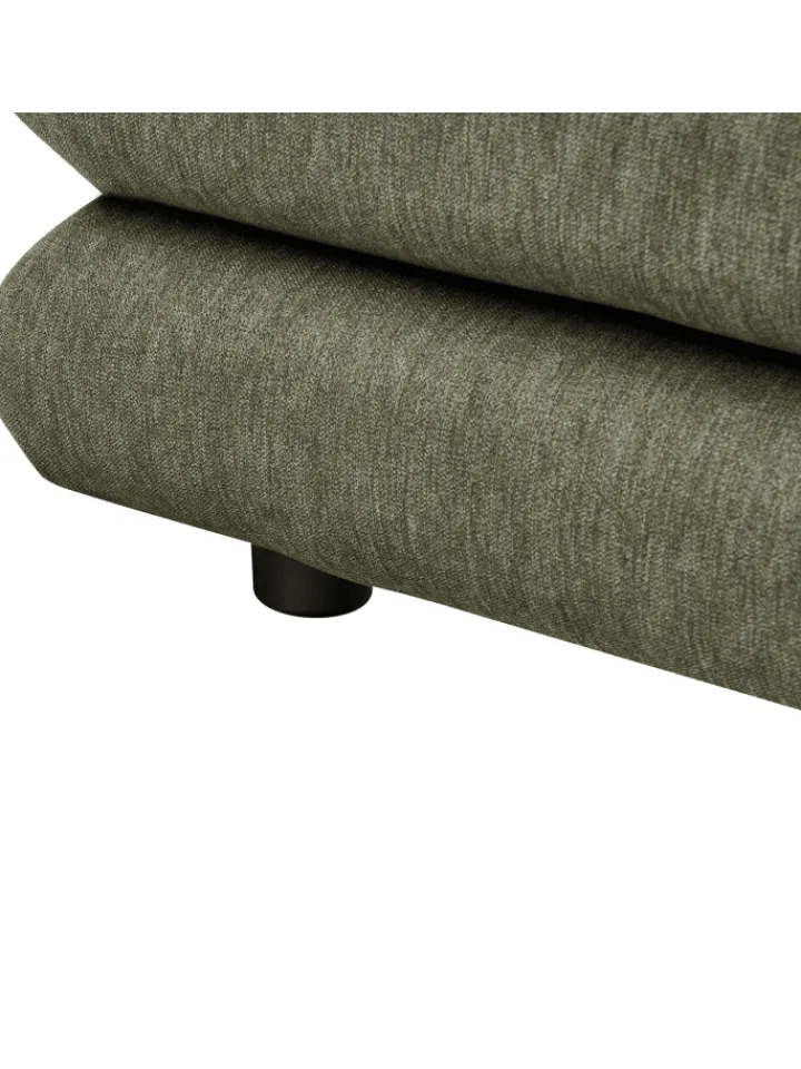 Beliani Betten & Matratzen<Doppelbett LAVARDENS in Grün/Schwarz - (W) 181 x (H) 107 x (L) 222 cm