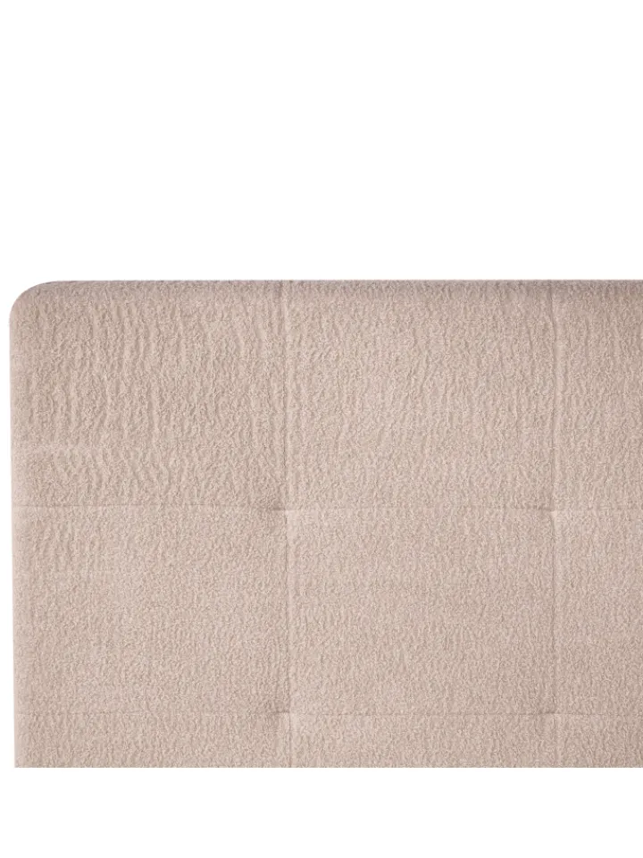 Beliani Betten & Matratzen<Doppelbett LORIENT in Beige - (W) 177 x (H) 112 x (L) 216 cm