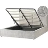 Beliani Betten & Matratzen<Doppelbett MOISSAC in Schwarz/Weiß - (W) 177 x (H) 108 x (L) 224 cm