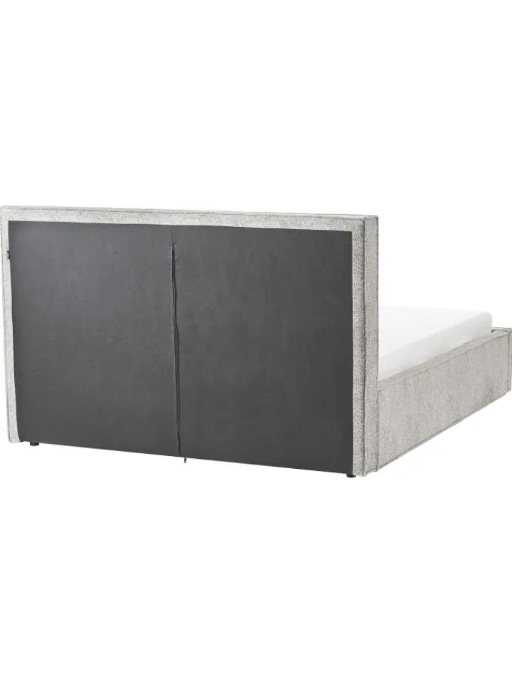 Beliani Betten & Matratzen<Doppelbett MOISSAC in Schwarz/Weiß - (W) 177 x (H) 108 x (L) 224 cm