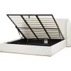 Beliani Betten & Matratzen<Doppelbett MONESTIER in Weiß - (W) 224 x (H) 115 x (L) 220 cm