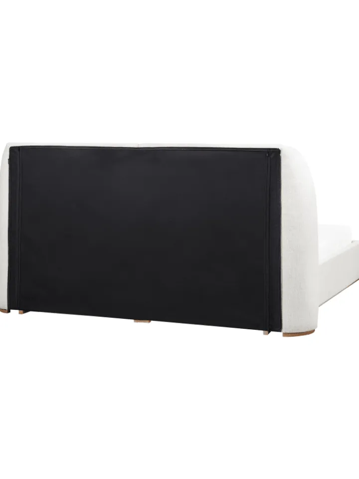 Beliani Betten & Matratzen<Doppelbett MONESTIER in Weiß - (W) 224 x (H) 115 x (L) 220 cm