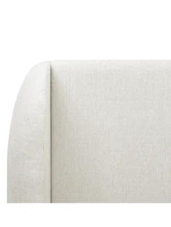 Beliani Betten & Matratzen<Doppelbett MONESTIER in Weiß - (W) 224 x (H) 115 x (L) 220 cm