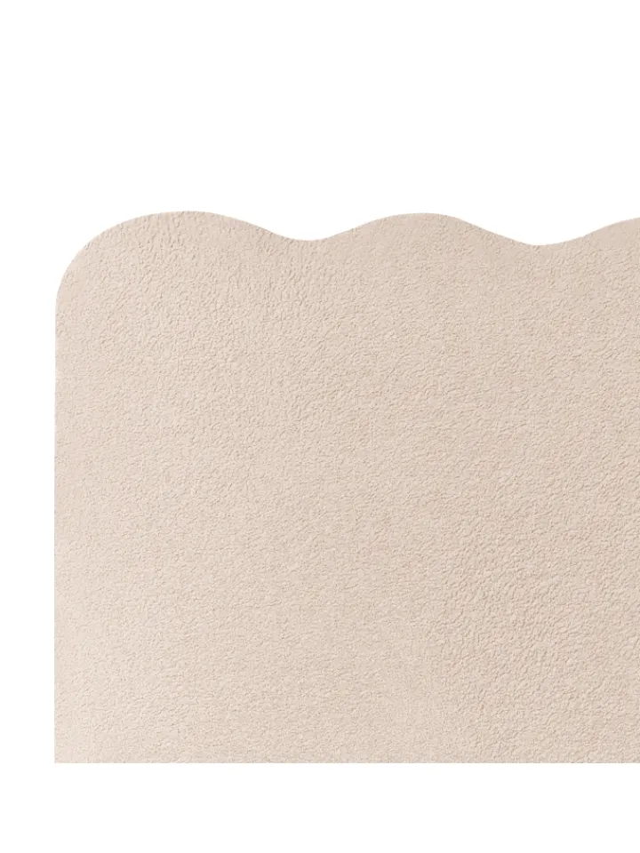 Beliani Betten & Matratzen<Doppelbett NANTERRE in Beige - (W) 187 x (H) 104 x (L) 215 cm