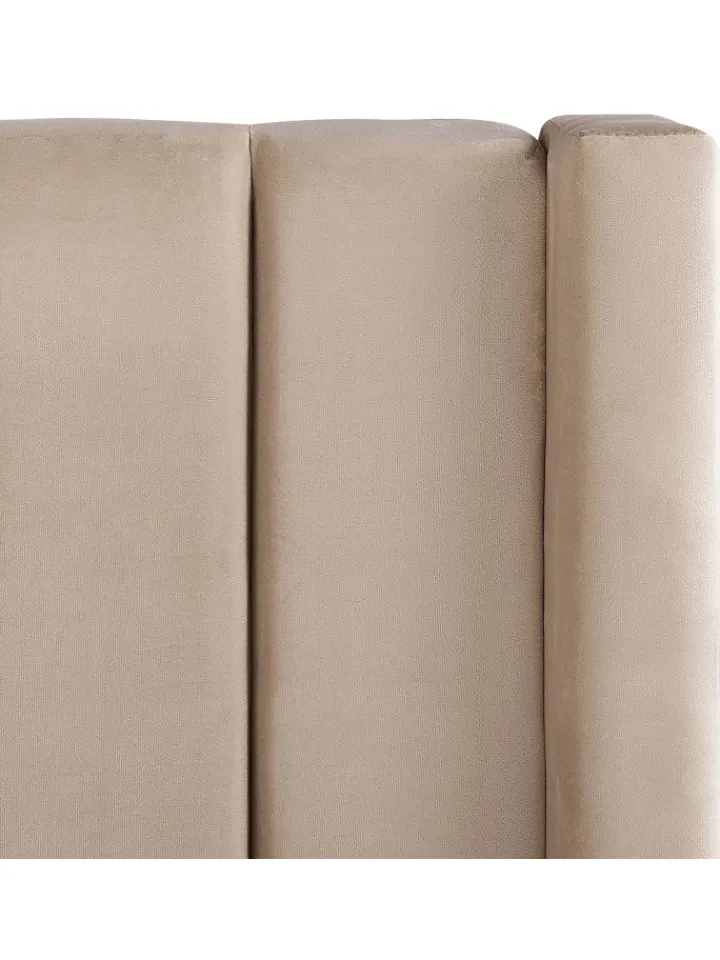 Beliani Betten & Matratzen<Doppelbett NOYERS in Beige - (W) 190 x (H) 132 x (L) 247 cm