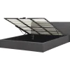 Beliani Betten & Matratzen<Doppelbett ORBEY in Grau - (W) 197 x (H) 88 x (L) 212 cm