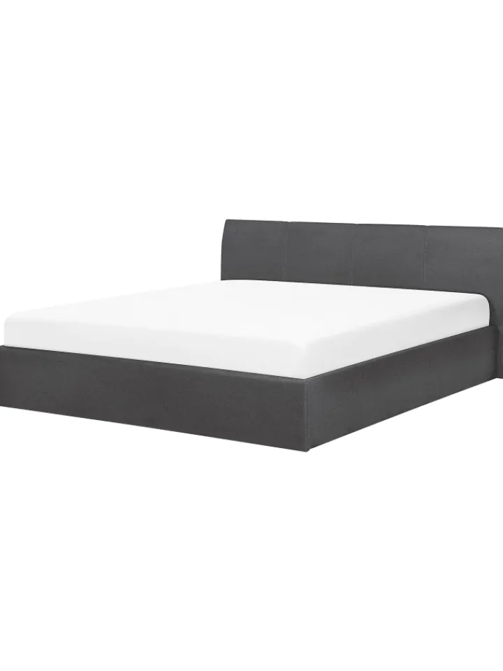 Beliani Betten & Matratzen<Doppelbett ORBEY in Grau - (W) 197 x (H) 88 x (L) 212 cm