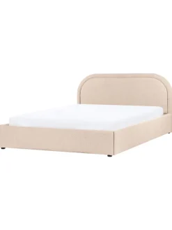 Beliani Betten & Matratzen<Doppelbett QUILLIEN in Beige - (W) 172 x (H) 91 x (L) 217 cm