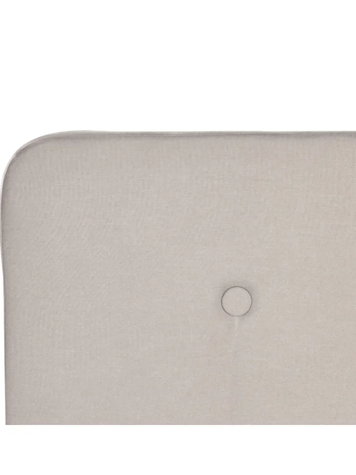 Beliani Betten & Matratzen<Doppelbett RENNES in Beige/Braun - (W) 151 x (H) 107 x (L) 216 cm