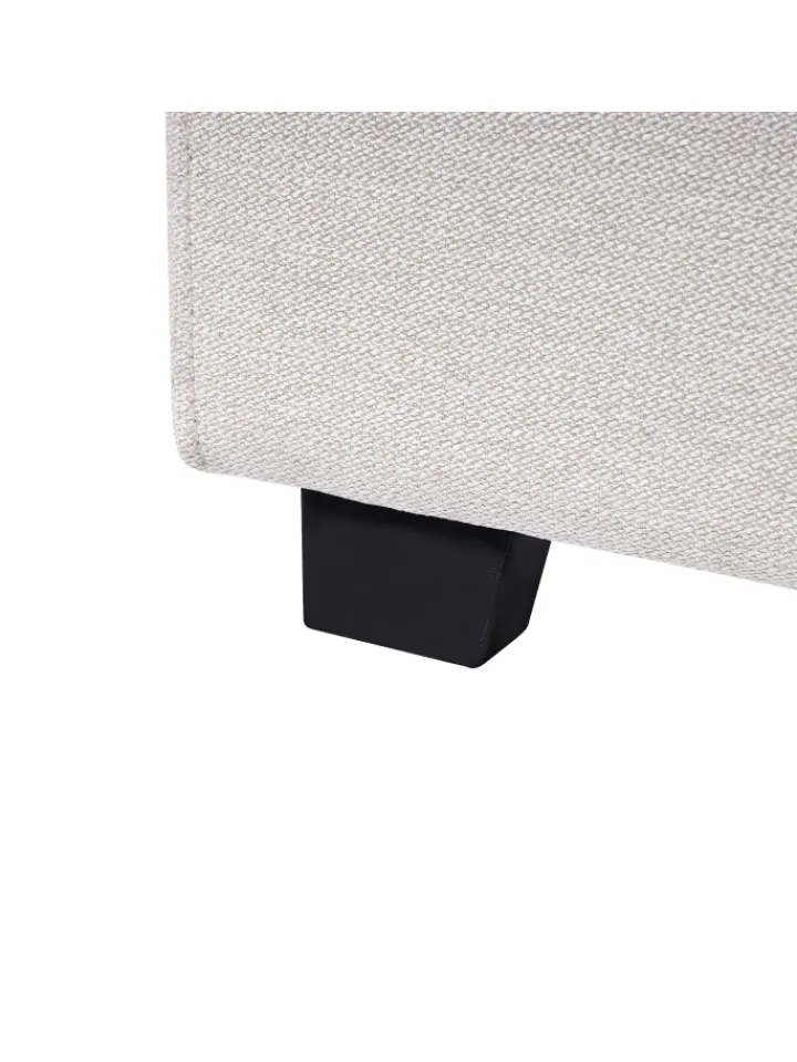 Beliani Betten & Matratzen<Doppelbett VAUCLUSE in Weiß - (W) 194 x (H) 112 x (L) 214 cm