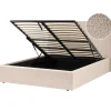 Beliani Betten & Matratzen<Doppelbett VION in Beige - (W) 157 x (H) 110 x (L) 216 cm