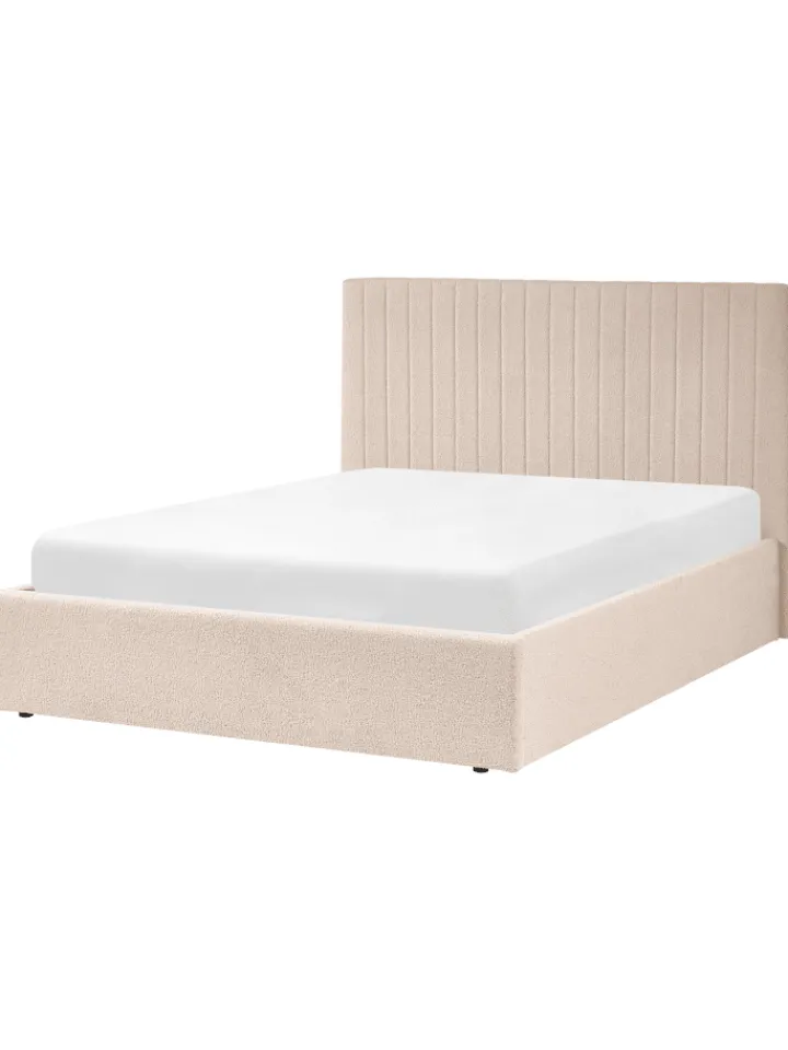Beliani Betten & Matratzen<Doppelbett VION in Beige - (W) 157 x (H) 110 x (L) 216 cm