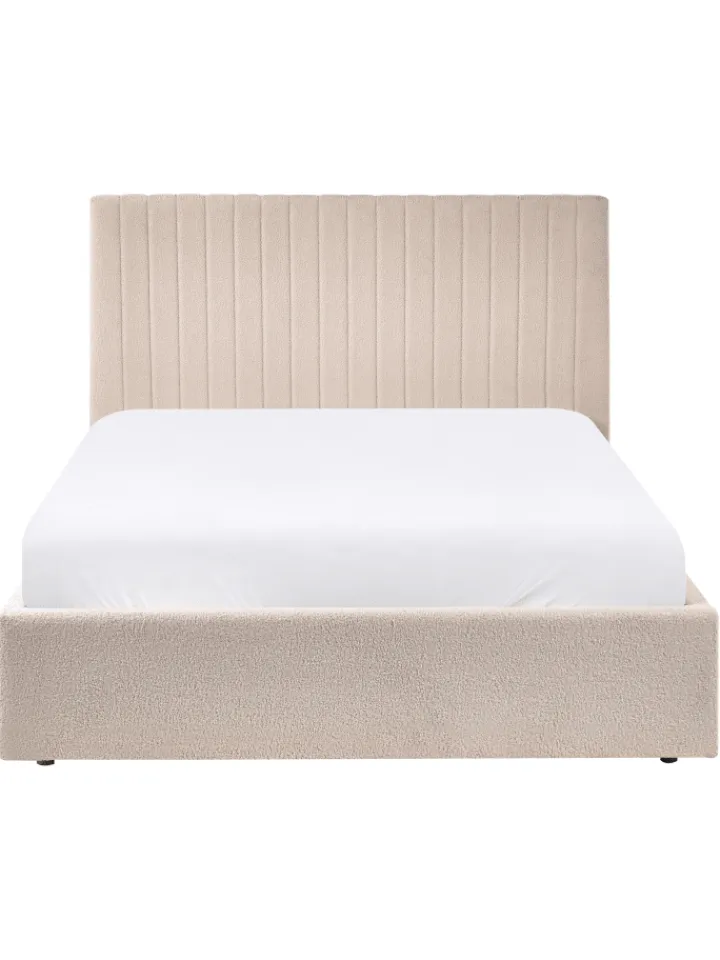 Beliani Betten & Matratzen<Doppelbett VION in Beige - (W) 157 x (H) 110 x (L) 216 cm