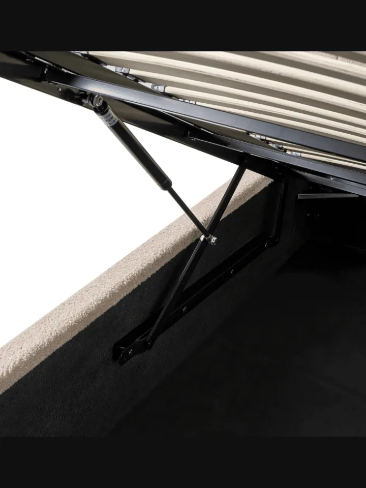 Beliani Betten & Matratzen<Doppelbett VION in Beige - (W) 157 x (H) 110 x (L) 216 cm